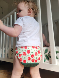 Cloth diaper | one size | Pomegranate summer (wrap)