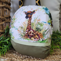 Cloth Diaper | NEWBORN size | Savannah - Giraffe (wrap)