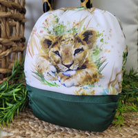 Couche lavable | taille unique | Savane - Lion (wrap)