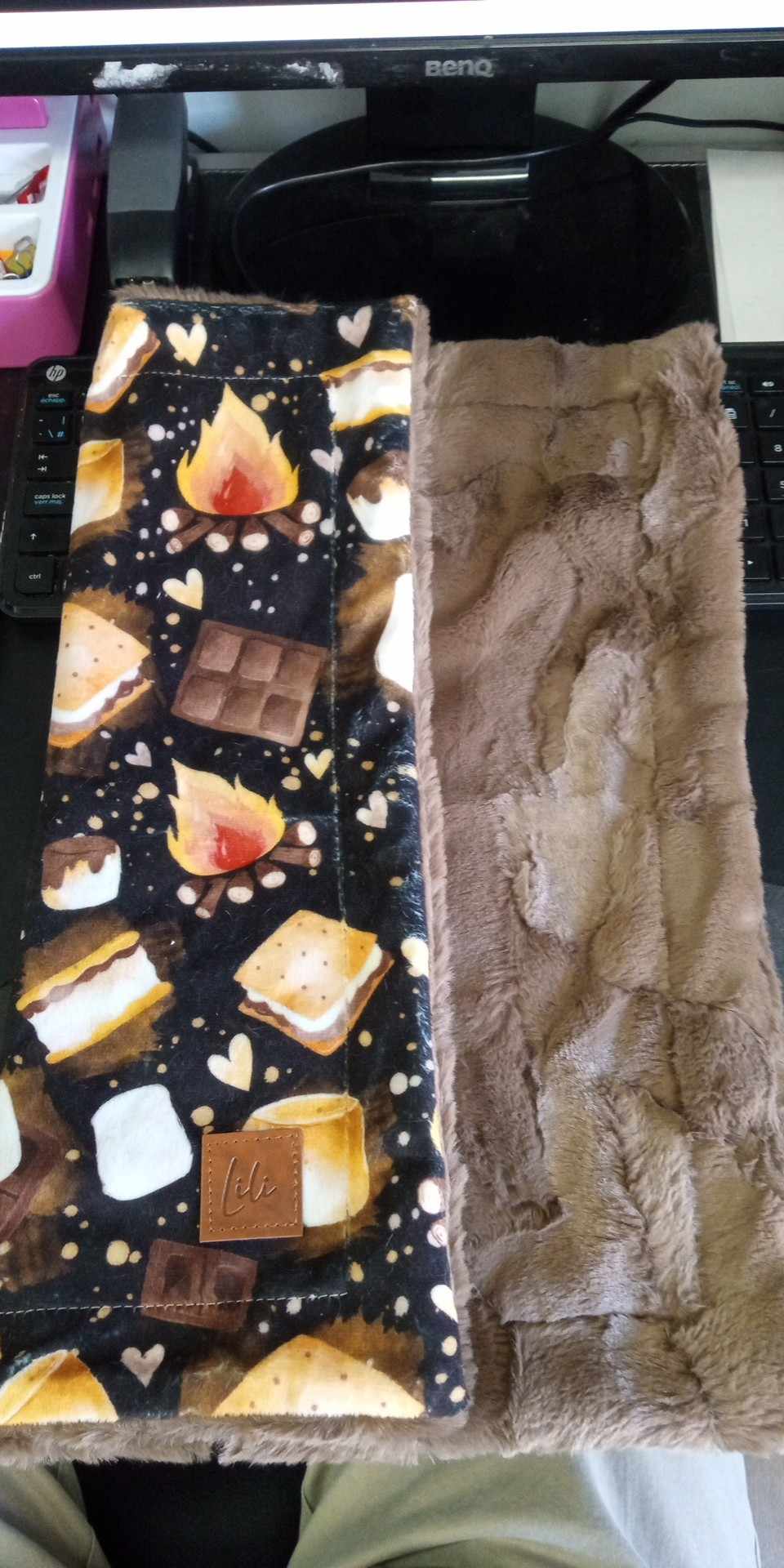 Mini comforter with clip | Hot Smores (ready-to-go)