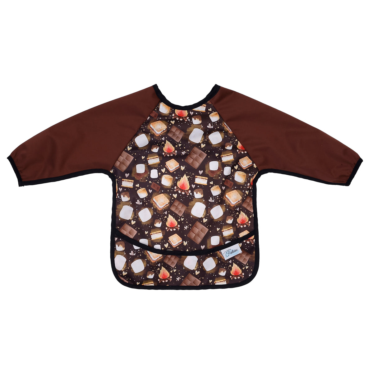 La Claire Fontaine | Bib with sleeve | Hot Smores