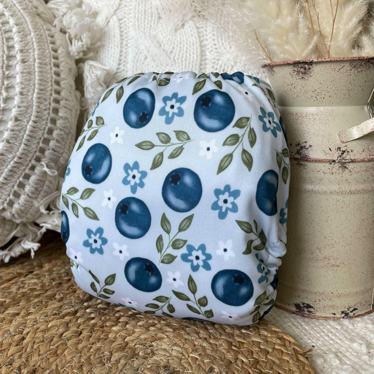 Cloth Diaper | One size | Blueberries from the Lake (full print)