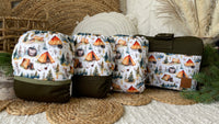 Cloth Diaper | One size | Rustic campsite (full print)