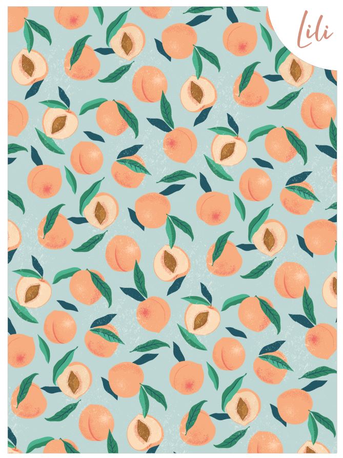 Comforters | Pre-order | Blue nectarines