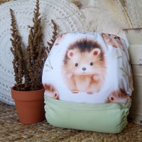 Cloth Diaper | BIG size | Cute hedgehogs (wrap)