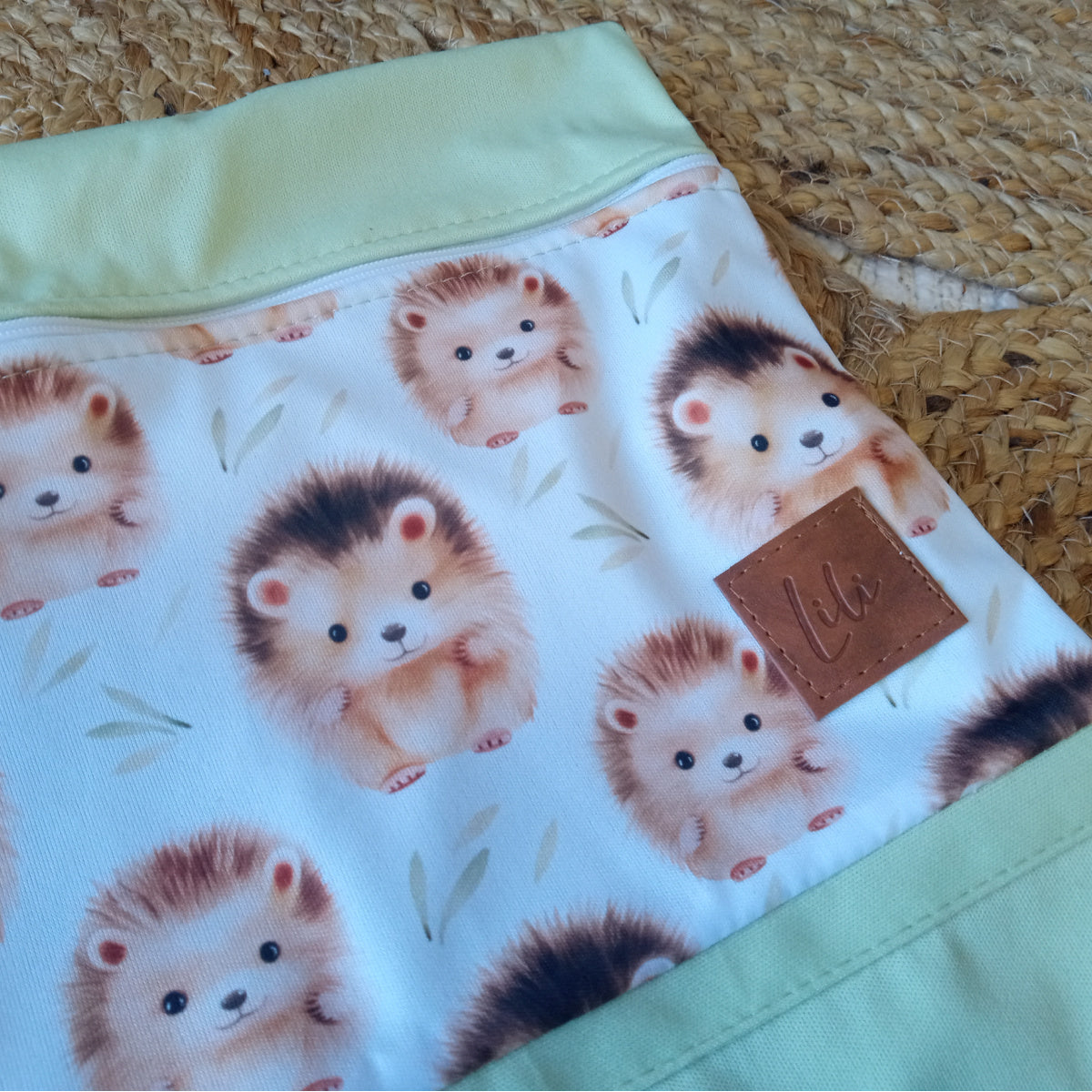 Hanging waterproof bag | Cute hedgehogs