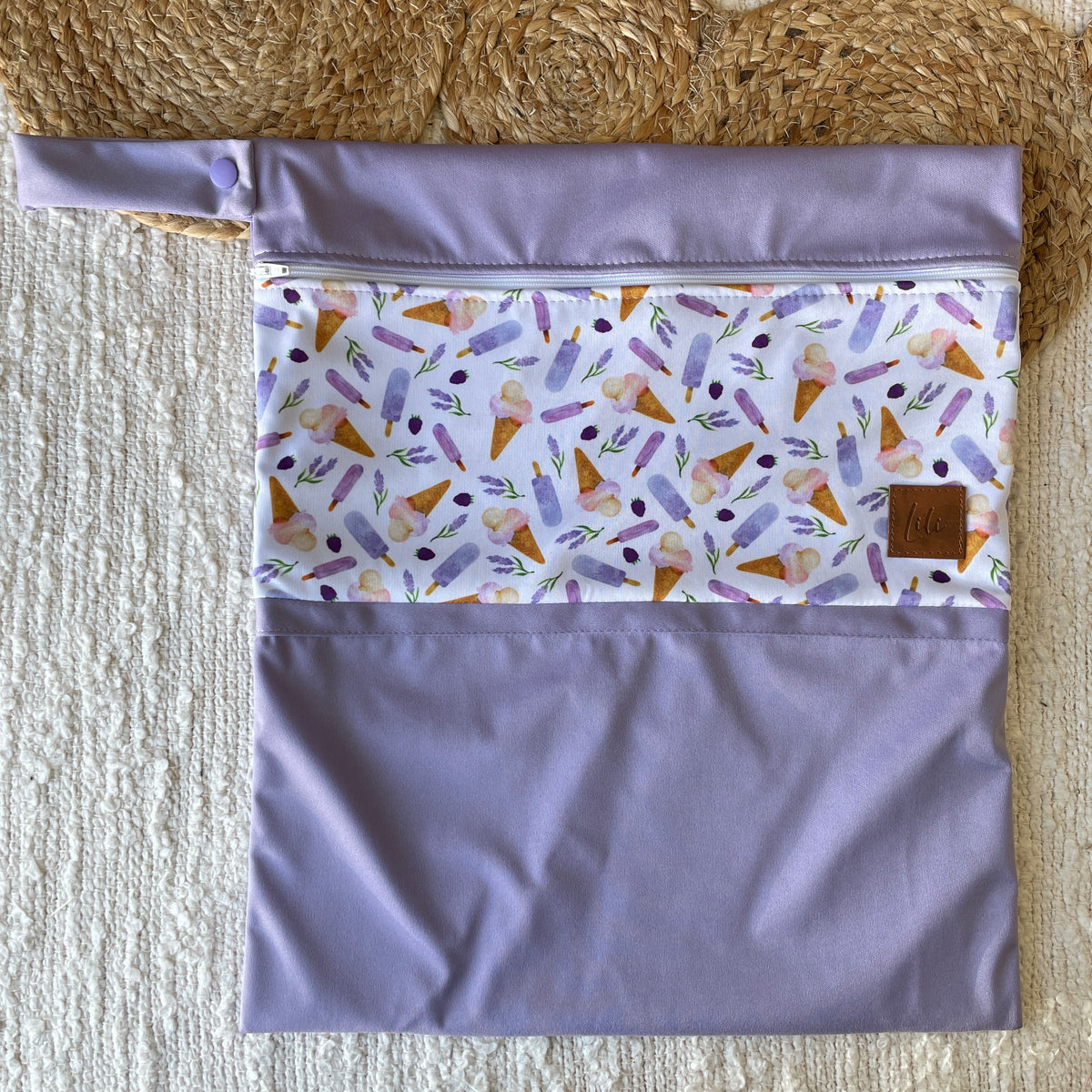 Waterproof transport bag | Lavender Cream