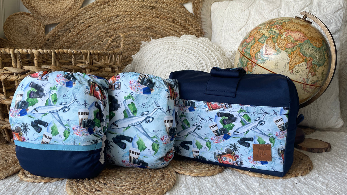 Cloth Diaper | One size | Travel Travel (full print)