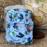 Cloth Diaper | One size | Travel Travel (full print)