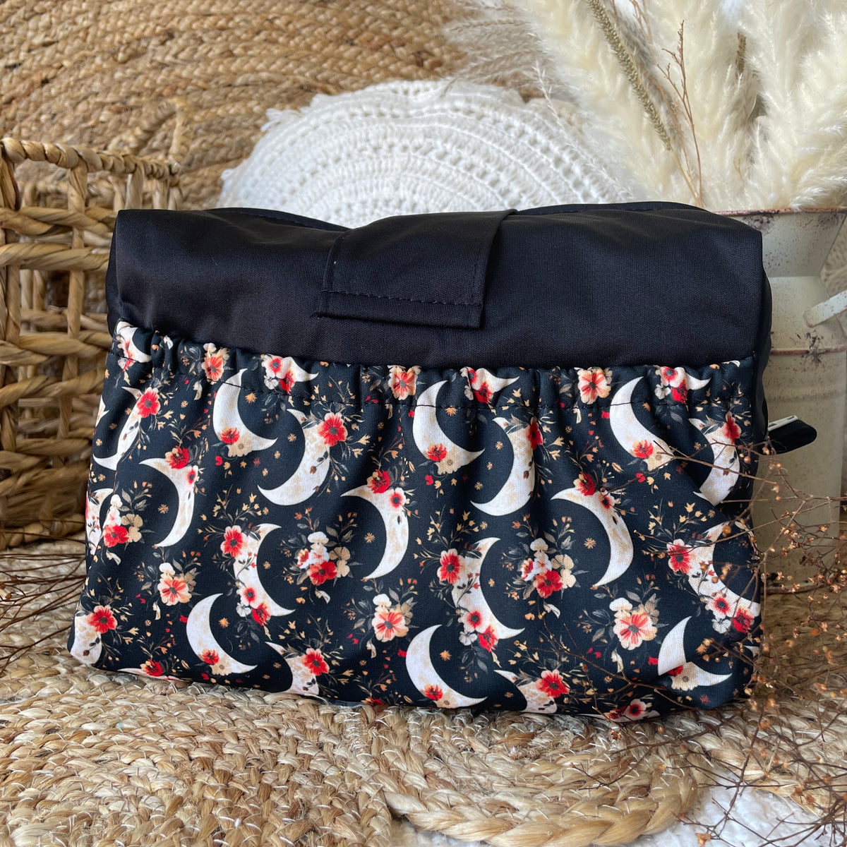 Sac imperméable LiliPOD | Croissants fleuris