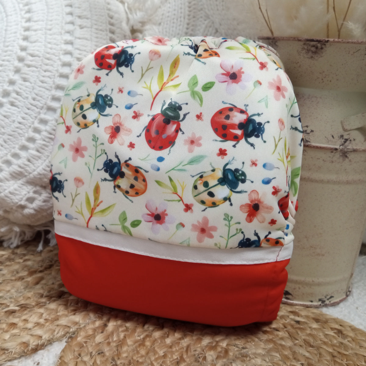 Couche lavable | GRANDE taille | Ladybugs (wrap)