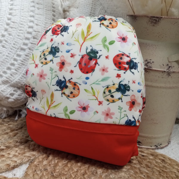 Couche lavable | GRANDE taille | Ladybugs (wrap)