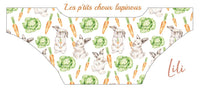 Couche lavable | taille unique | Les p'tits choux lapinous (wrap)