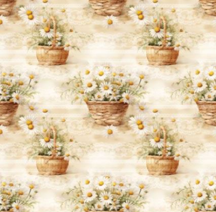 Bamboo muslin blanket for pre-order | Daisies 