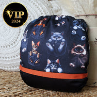 Couche lavable | taille unique | Cats in a pocket (wrap)