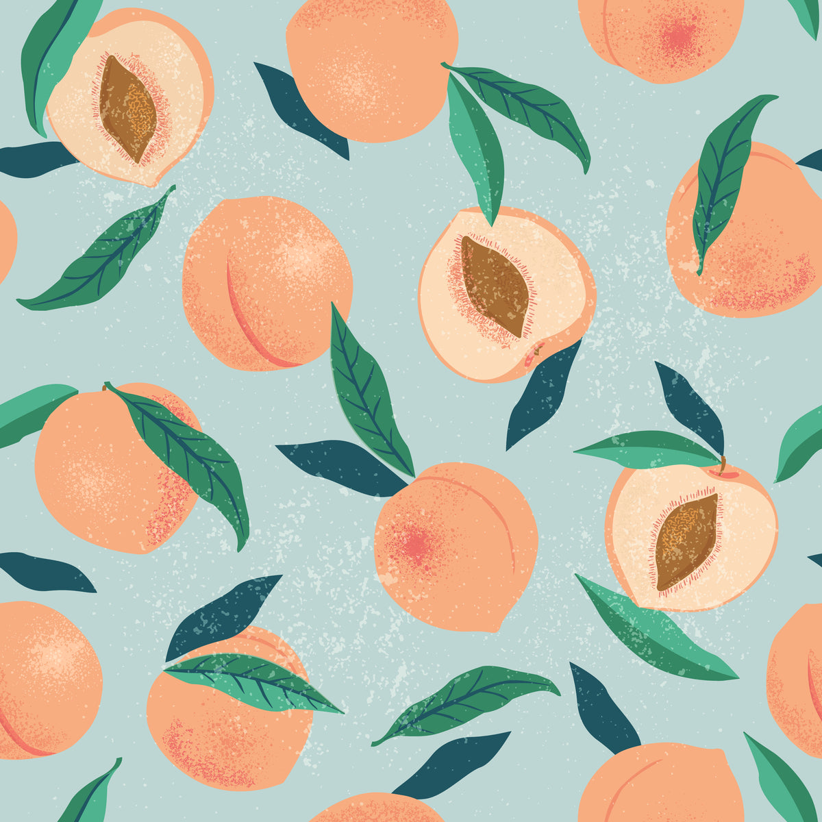 Serviette de plage | Nectarines bleues