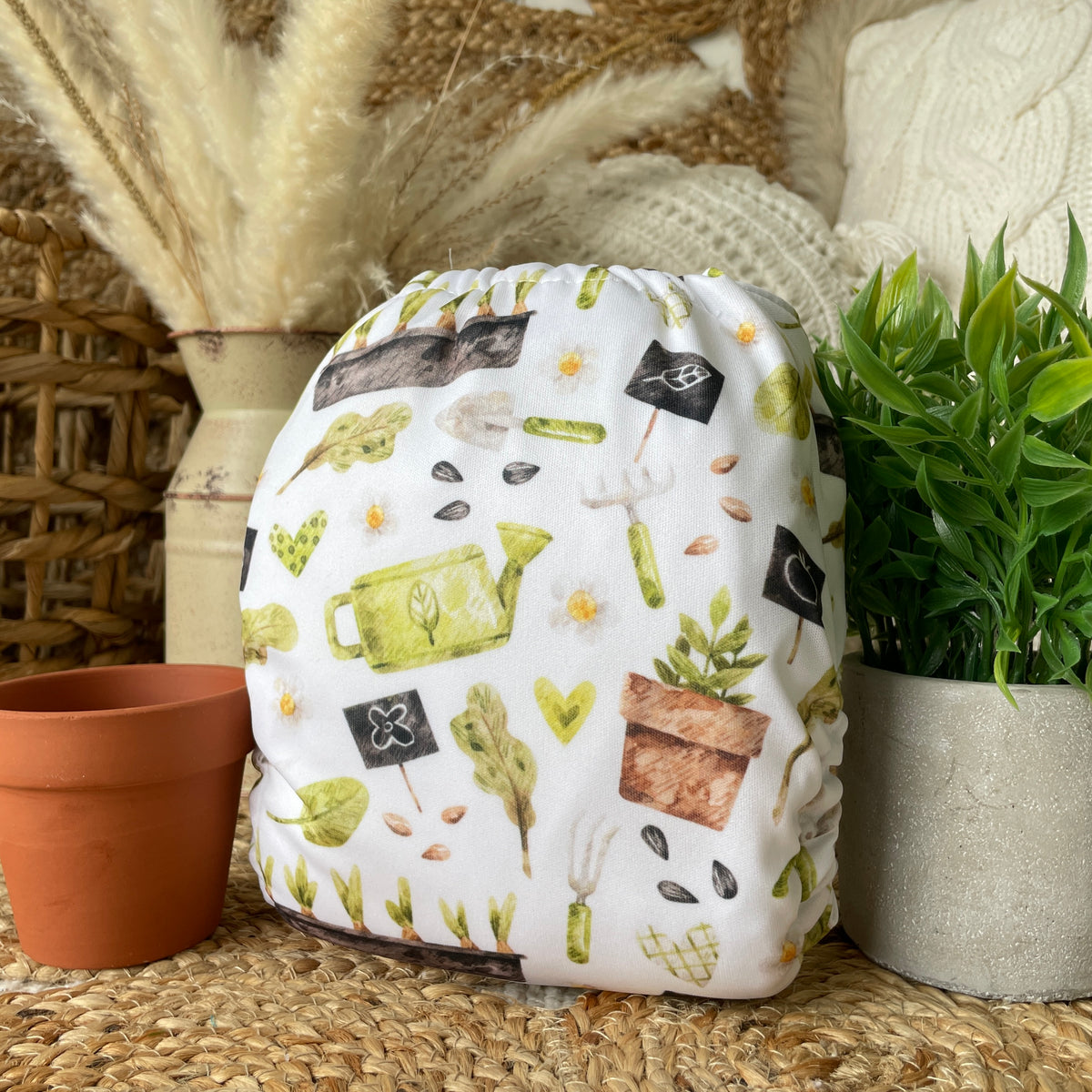 Cloth Diaper | One size | Pat gardens (full print)