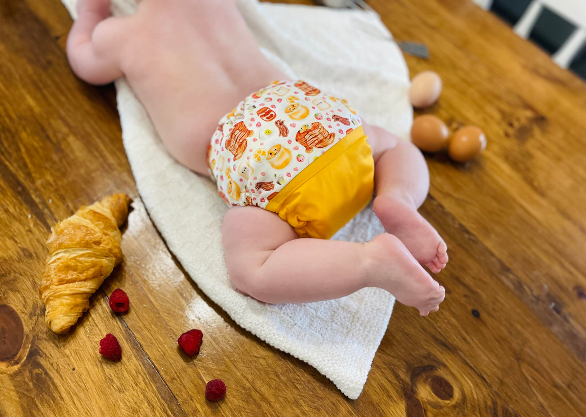 Cloth Diaper | One size | Breakfast Buddies (wrap)