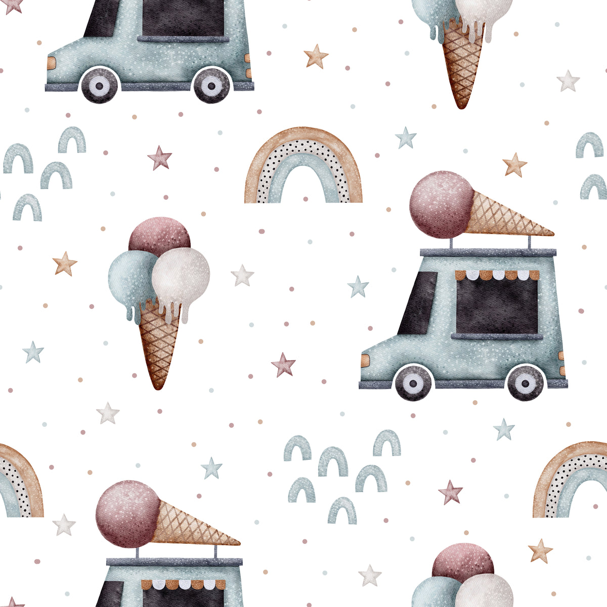 Mini comforter with clip | Ice cream please! (pre-order)