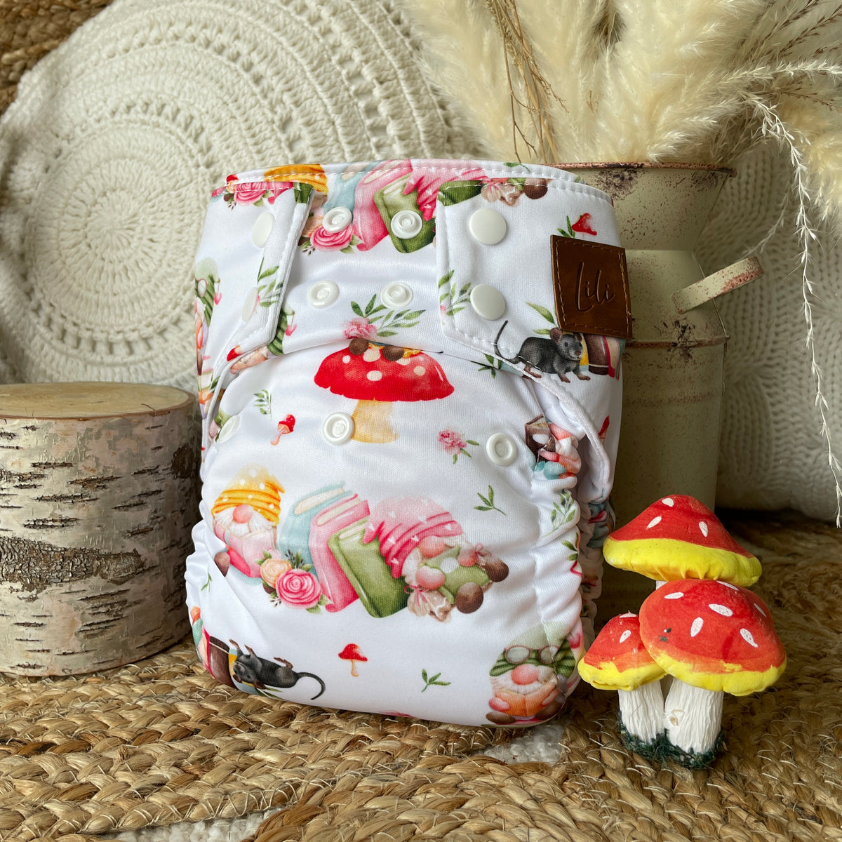 Cloth Diaper | One size | Wilson in the garden (full print)